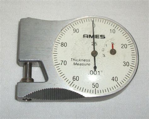 ames thickness measure 25 001